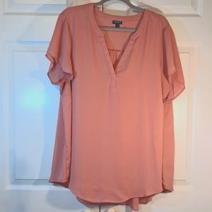 Torrid Georgette V-neck blouse